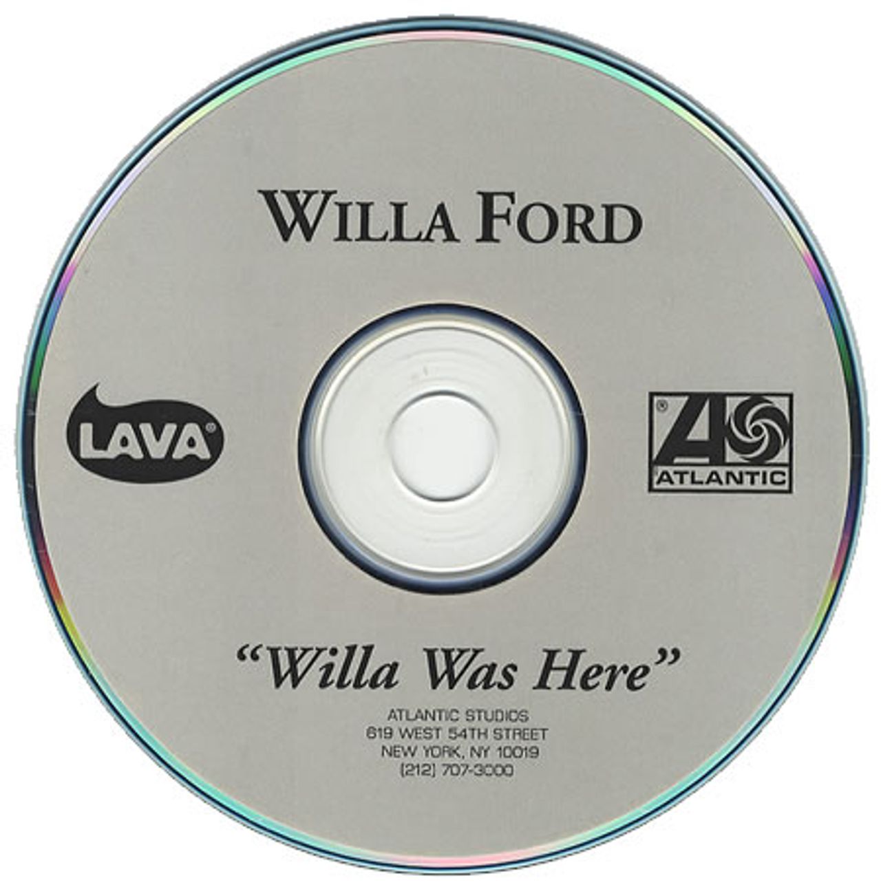 Willa Ford Willa Was Here US Promo CDR acetate —