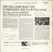 William Walton Walton: Symphony No.1 UK vinyl LP album (LP record)