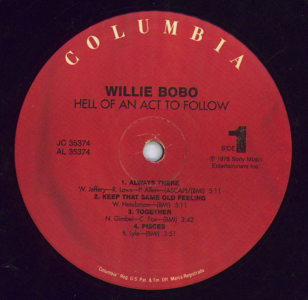 Willie Bobo Hell Of An Act To Follow - shrink US vinyl LP album (LP record) WJ5LPHE821393