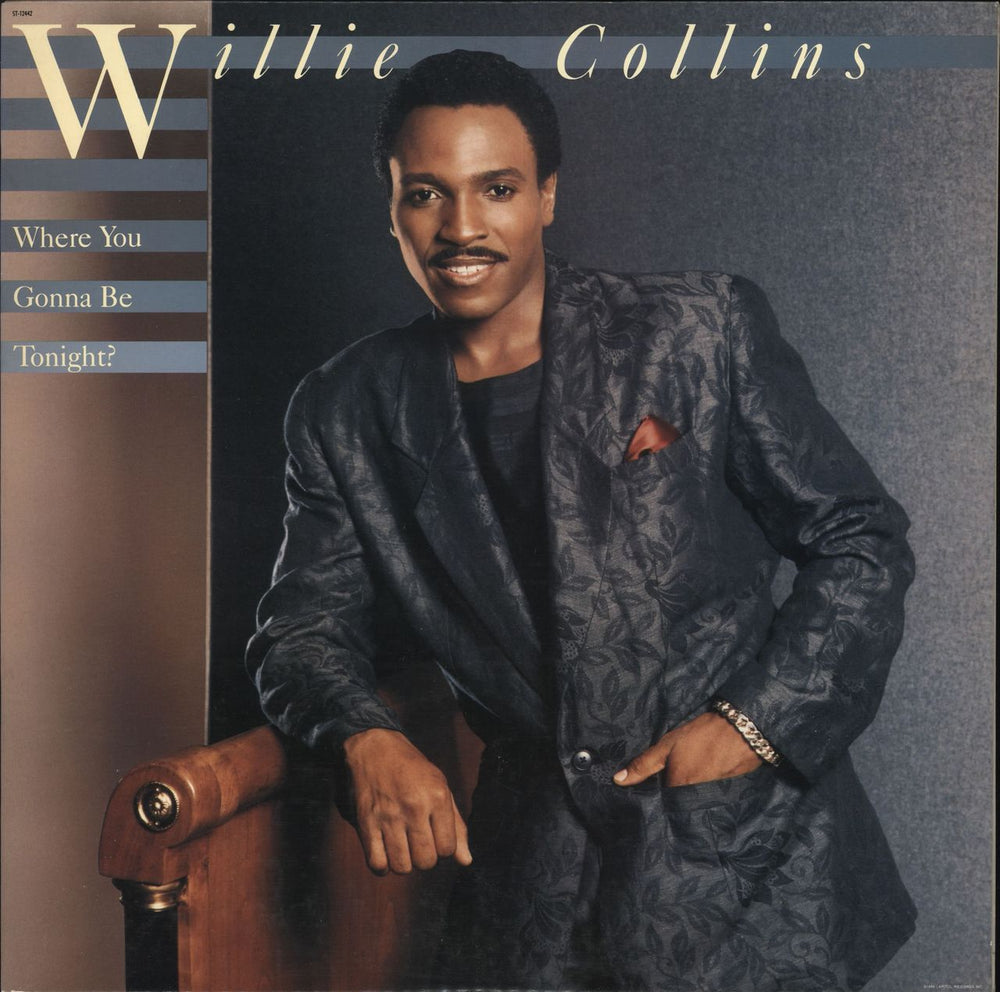 Willie Collins Where You Gonna Be Tonight ? US vinyl LP album (LP record) ST-12442