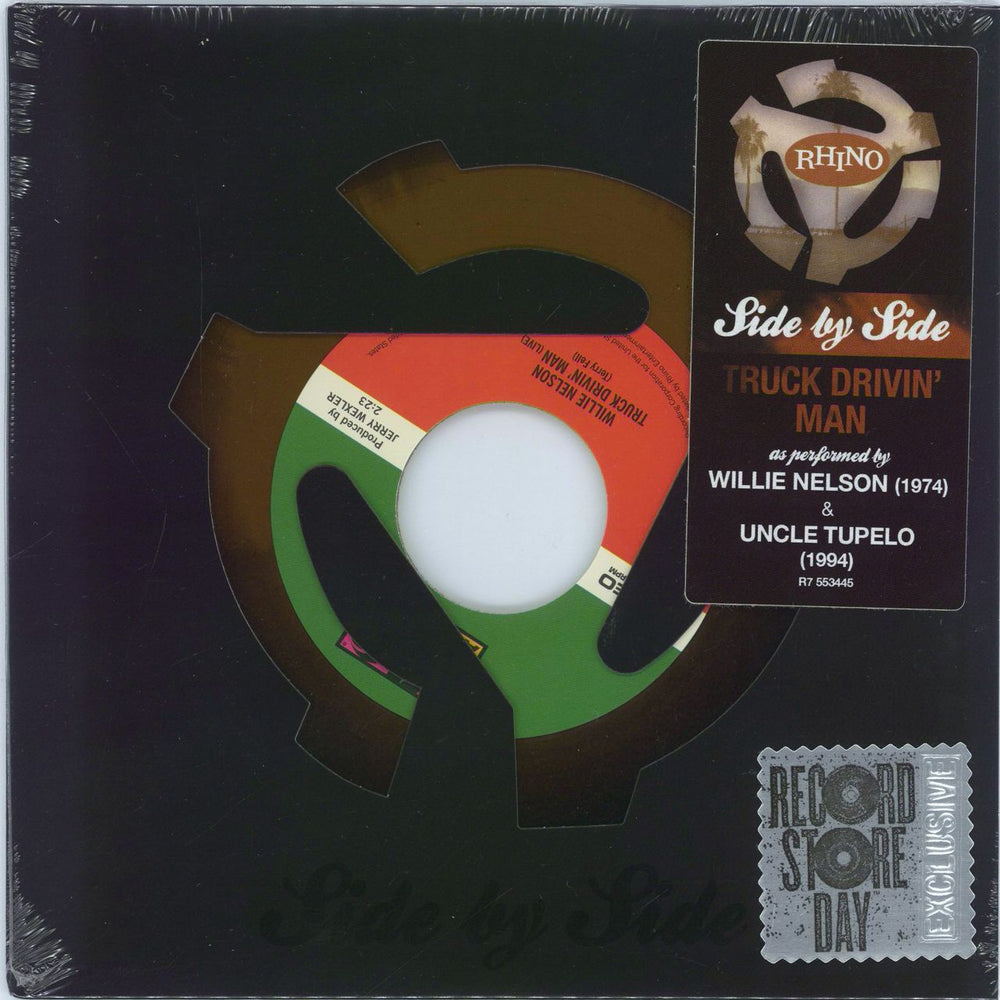 Willie Nelson Truck Drivin' Man (Live) - RSD16 - Brown Vinyl - Sealed US 7" vinyl single (7 inch record / 45) R7553445