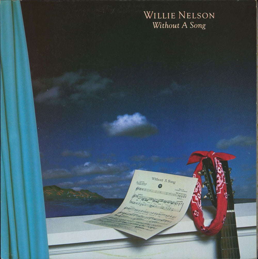 Willie Nelson Without A Song Hong Kong vinyl LP album (LP record) 25AP2719