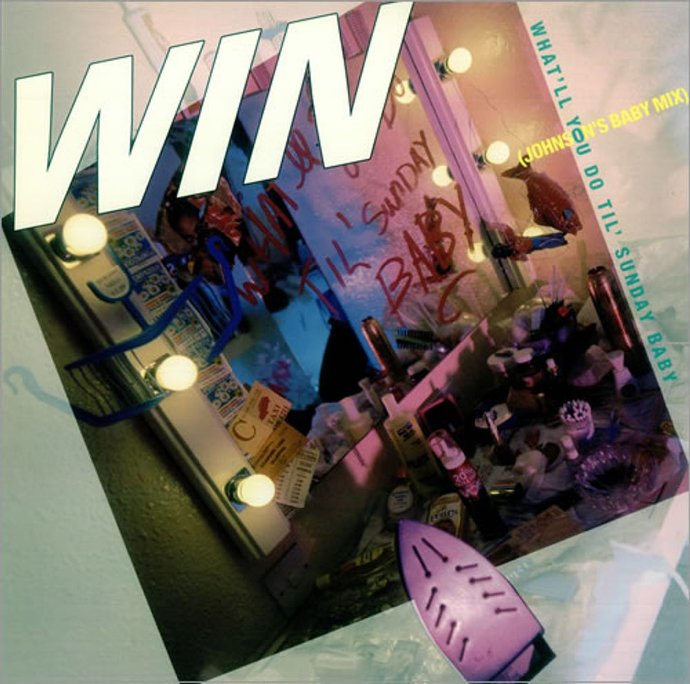 Win What'll You Do 'Til Sunday Baby - Johnson's Baby Mix UK 12" vinyl single (12 inch record / Maxi-single) VST1121