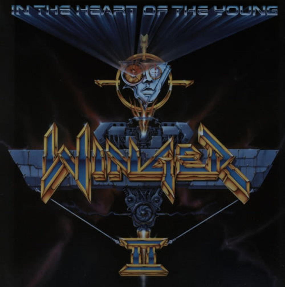 Winger In The Heart Of The Young UK vinyl LP album (LP record) 7567-82103-1