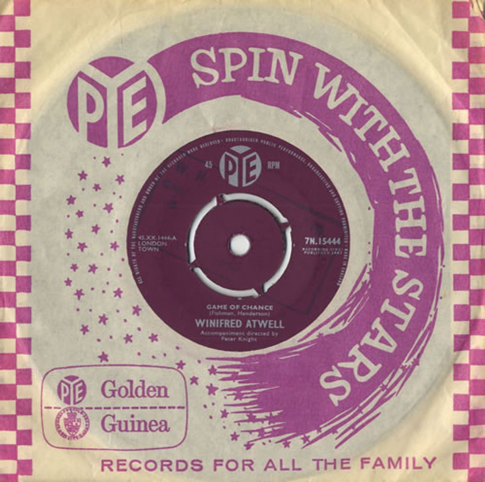 Winifred Atwell Game Of Chance UK 7" vinyl single (7 inch record / 45) 7N.15444