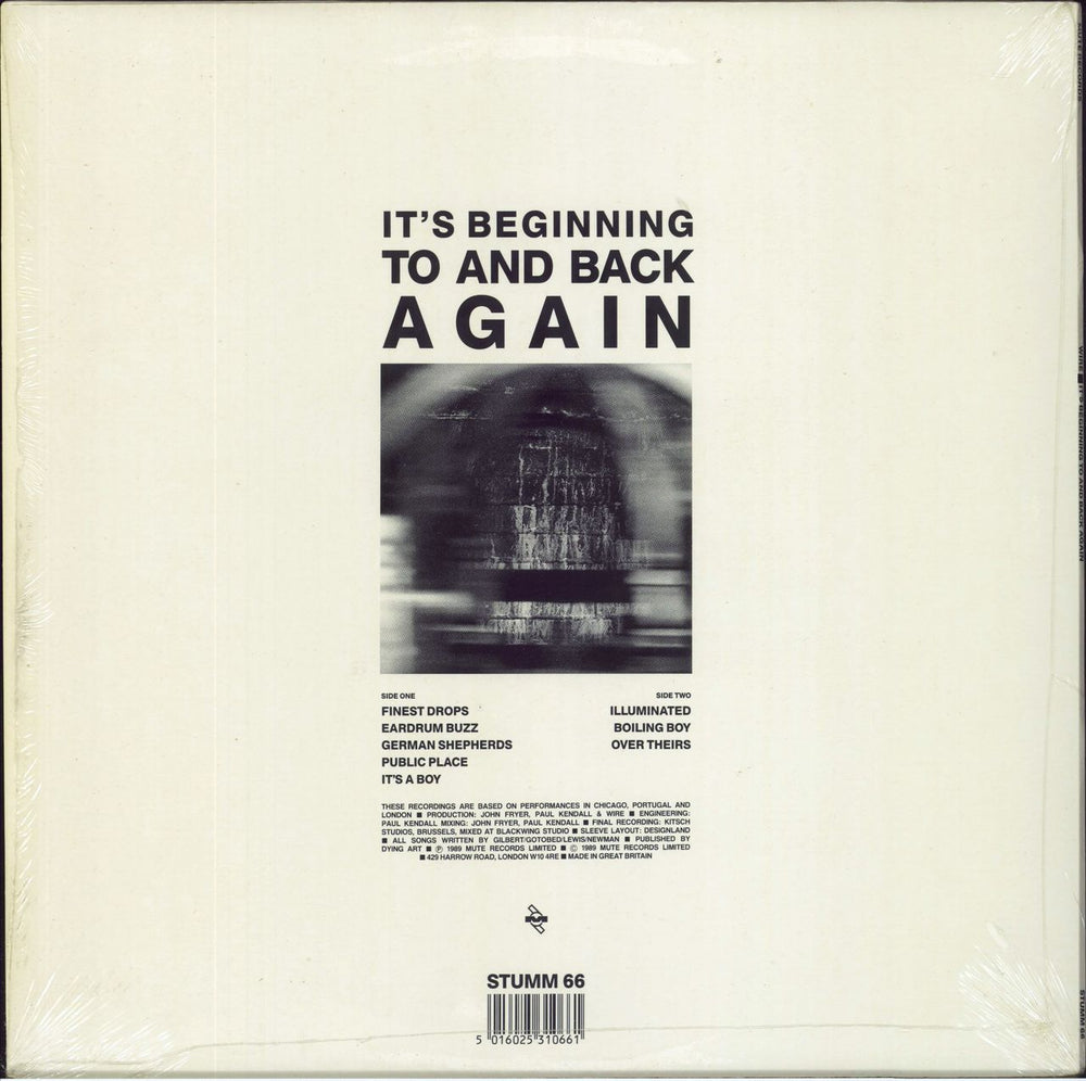 Wire It's Beginning To And Back Again - Postcards UK vinyl LP album (LP record) 5016025310661