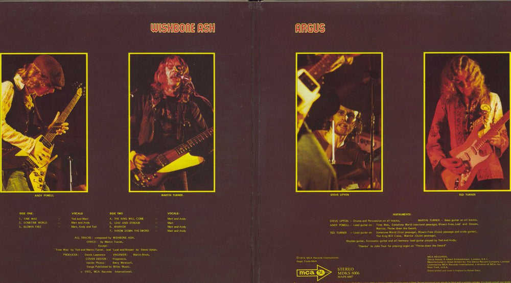 Wishbone Ash Argus - 1st UK vinyl LP album (LP record) 1971