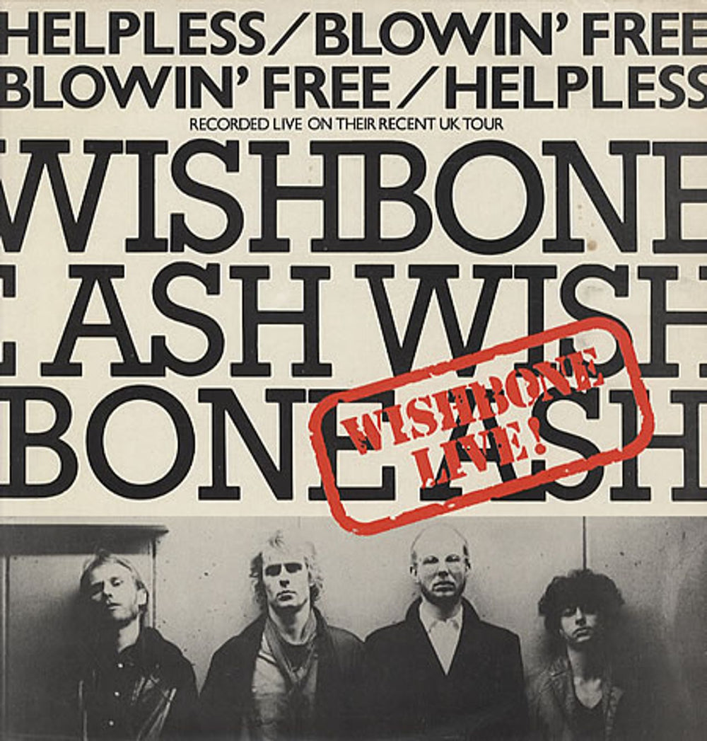 Wishbone Ash Helpless / Blowin' Free UK 12" vinyl single (12 inch record / Maxi-single) MCAT577