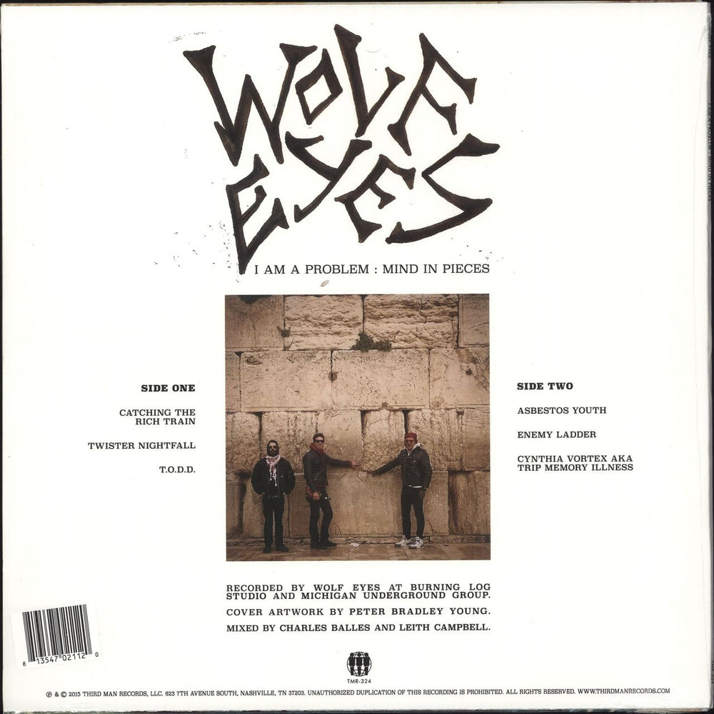 Wolf Eyes I Am A Problem : Mind In Pieces - Sealed US vinyl LP album (LP record) 813547021120