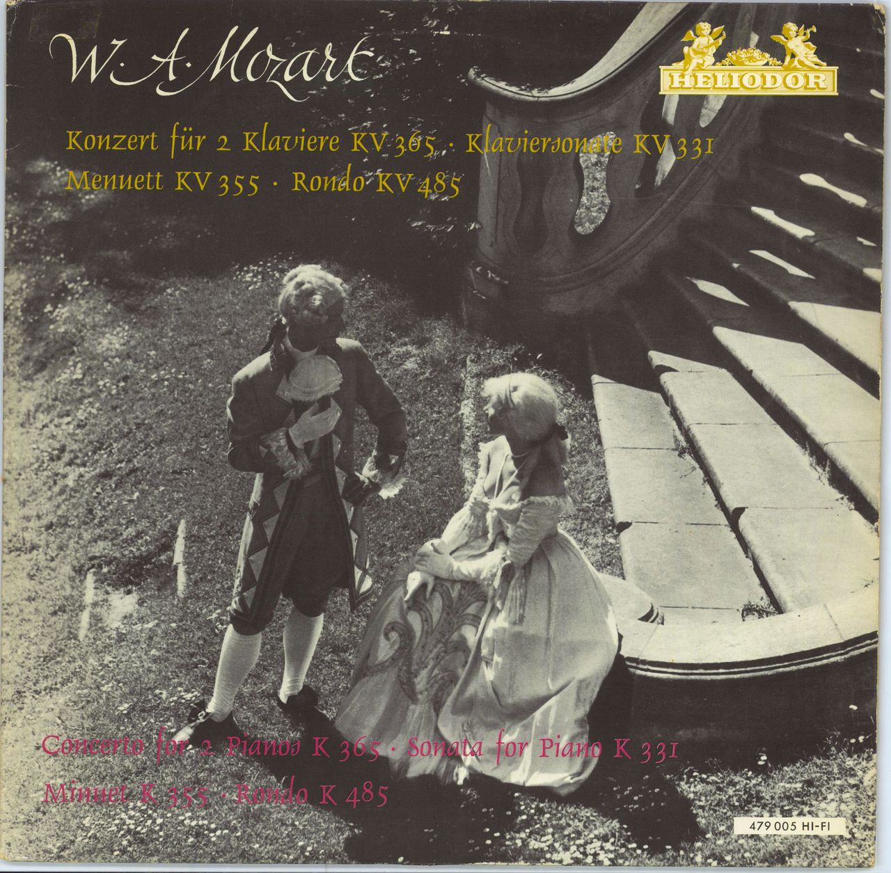 Wolfgang Amadeus Mozart Konzert Für 2 Klaviere und Orchester Nr. 10 / Klaviersonate / Menuett / Rondo German vinyl LP album (LP record) 479005