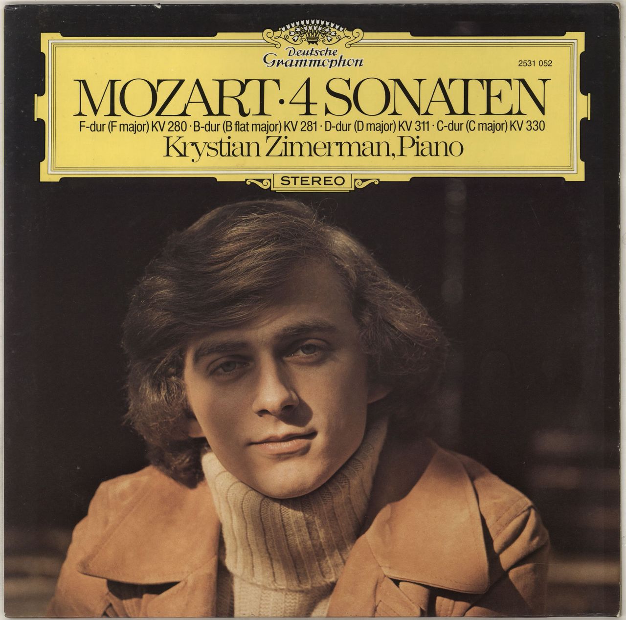Wolfgang Amadeus Mozart Mozart:  4 Sonaten: F-dur Kv 280 · B-dur Kv 281 · D-dur Kv 311 · C-dur Kv 330 German vinyl LP album (LP record) 2531052