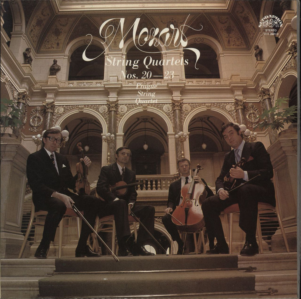 Wolfgang Amadeus Mozart String Quartets Nos. 20-23 Czech 2-LP vinyl record set (Double LP Album) 11112601/2