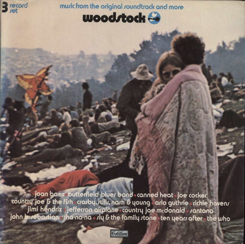 Woodstock Woodstock - EX US 3-LP vinyl record set (Triple LP Album) SD3-500