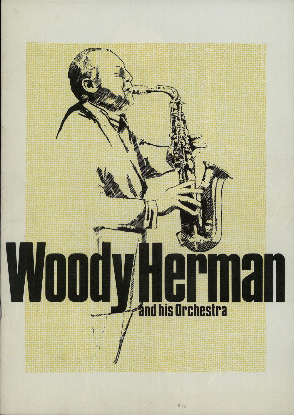 Woody Herman Woody Herman And His Orchestra UK tour programme TOUR PROGRAMME