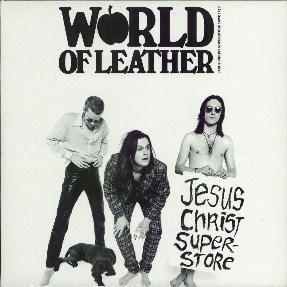 World Of Leather Jesus Christ Superstore UK Promo 10" vinyl single (10 inch record) 10WOFL7P
