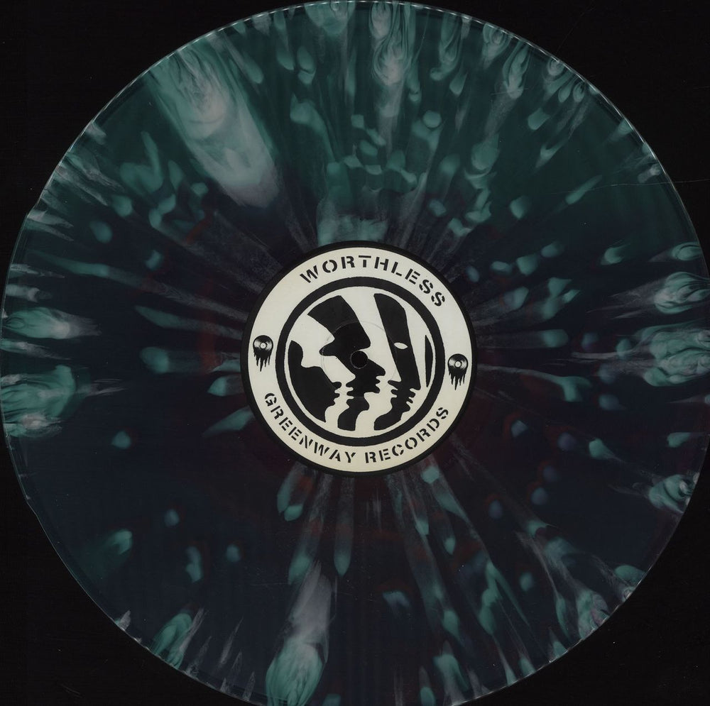 Worthless Life's A Garden - Amoeba Burst Vinyl + DVD US vinyl LP album (LP record) YP5LPLI677796