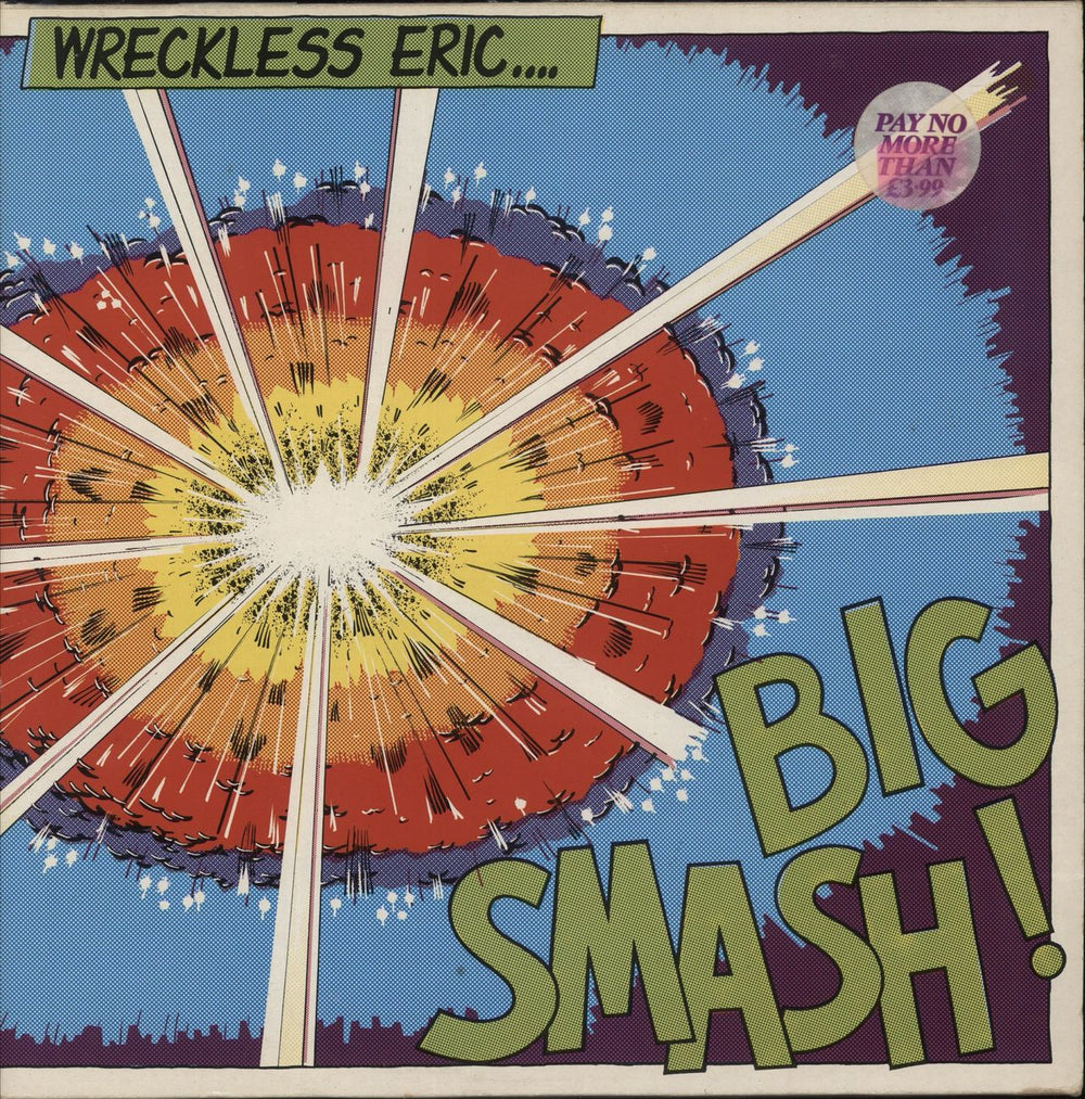 Wreckless Eric Big Smash! UK 2-LP vinyl record set (Double LP Album) SEEZ21