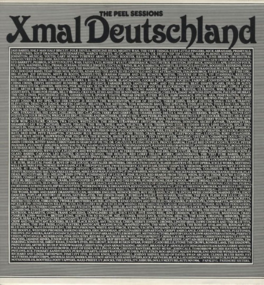 Xmal Deutschland Peel Session UK 12" vinyl single (12 inch record / Maxi-single) SFPS017