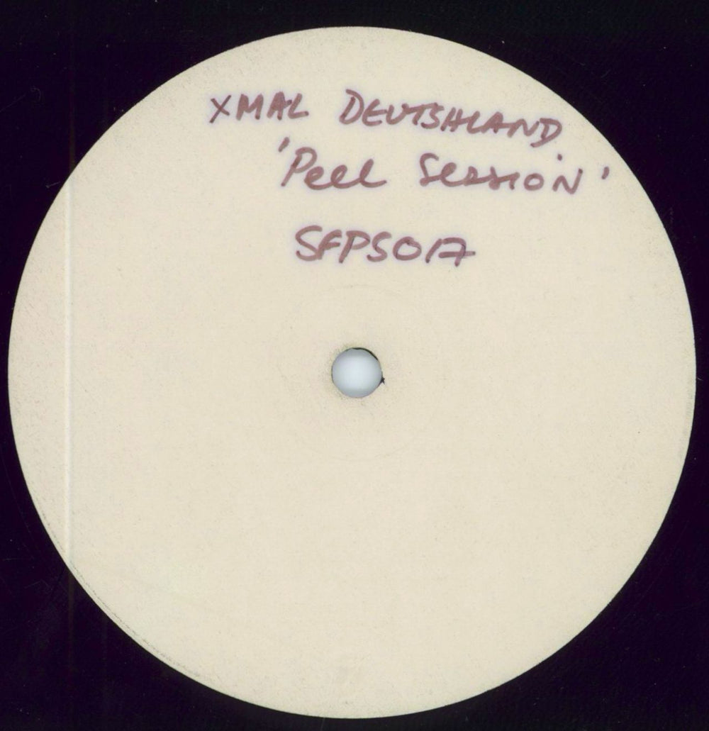 Xmal Deutschland Peel Session-White label UK 12" vinyl single (12 inch record / Maxi-single) XMD12PE791864