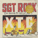 XTC Sgt Rock (Is Going To Help Me) - Poster/Stickered UK 7" vinyl single (7 inch record / 45) VS384