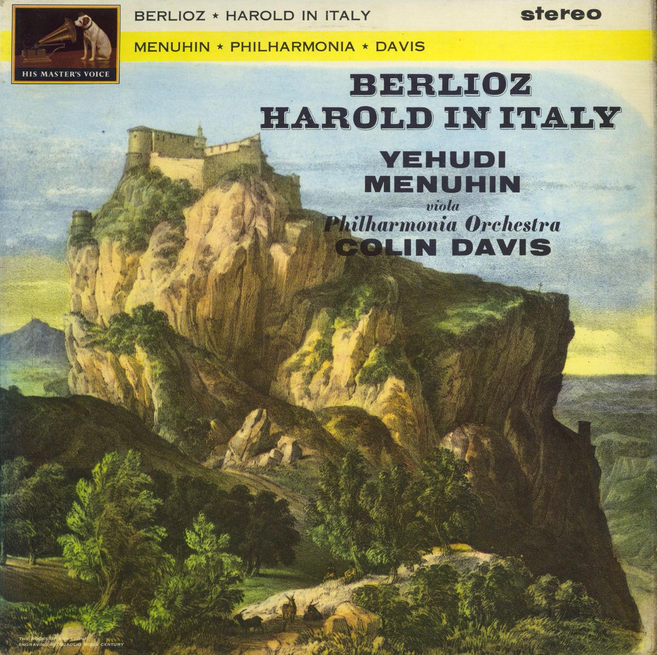 Yehudi Menuhin Berlioz: Harold In Italy - 1st UK vinyl LP album (LP record) ASD537