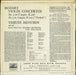 Yehudi Menuhin Mozart: Violin Concertos No 3 in G major & No 5 in A major 'Turkish' UK vinyl LP album (LP record)
