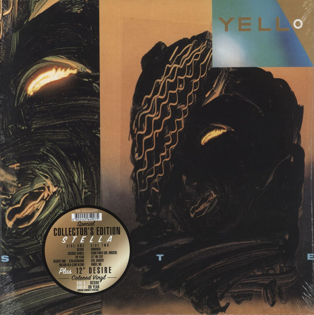 Yello Stella / Desire - Green Vinyl + Bonus 12" - Sealed German 2-LP vinyl record set (Double LP Album) 060244564907