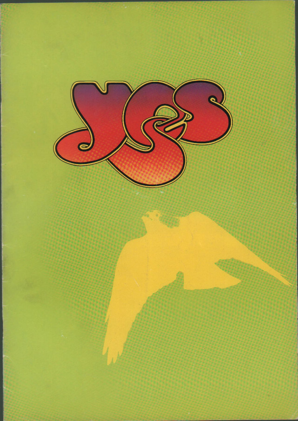 Yes British Tour - Spring 1975 + Ticket Stub UK tour programme TOUR PROGRAMME