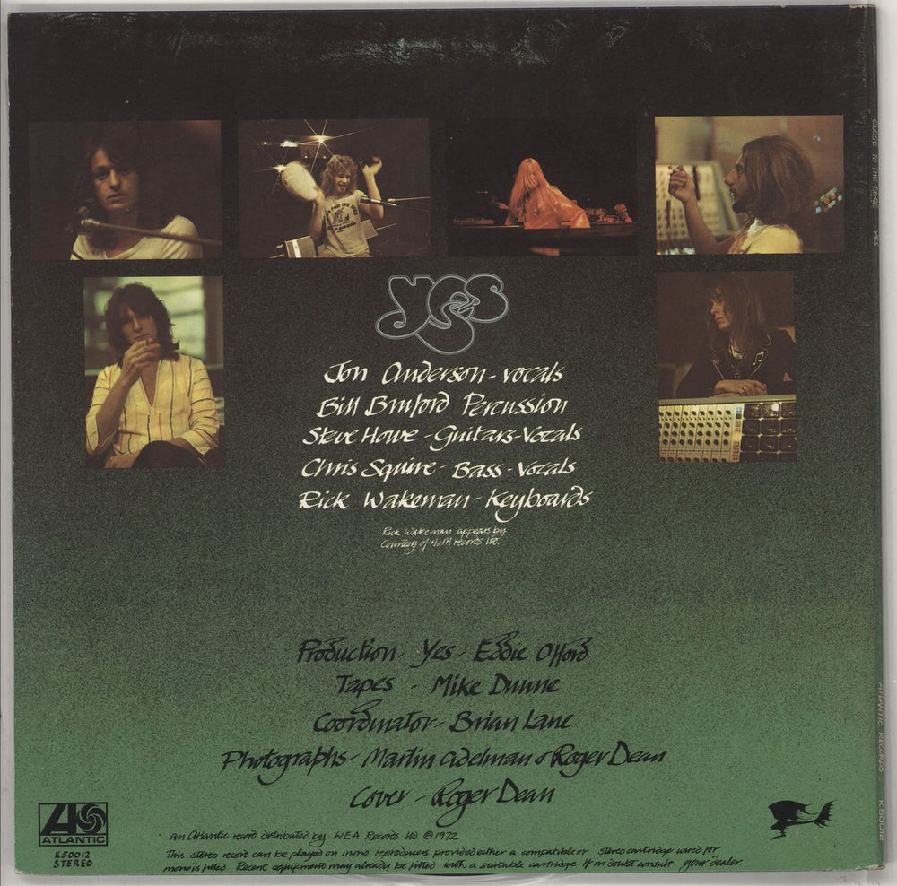 Yes Close To The Edge - 1st - Complete - EX UK vinyl LP album (LP record) YESLPCL598237