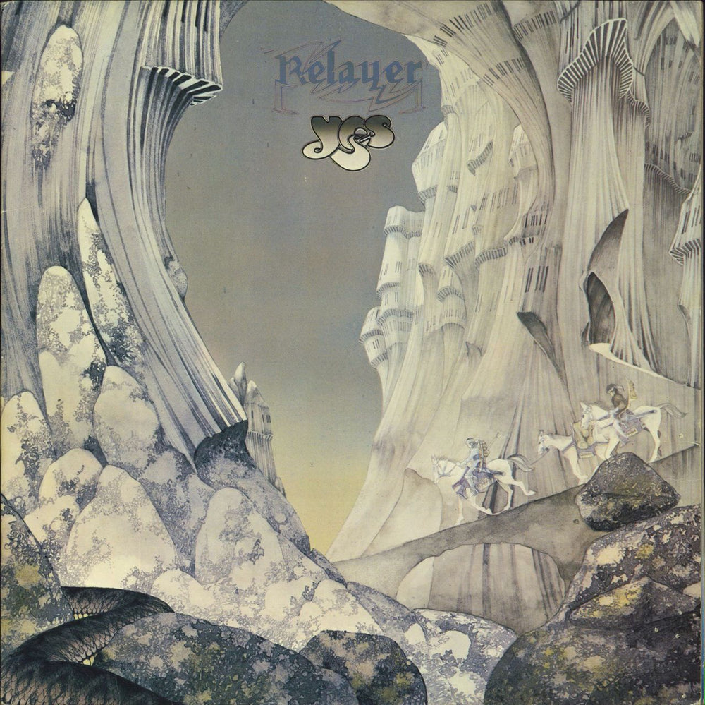 Yes Relayer - 3rd Portugese vinyl LP album (LP record) ATL50096