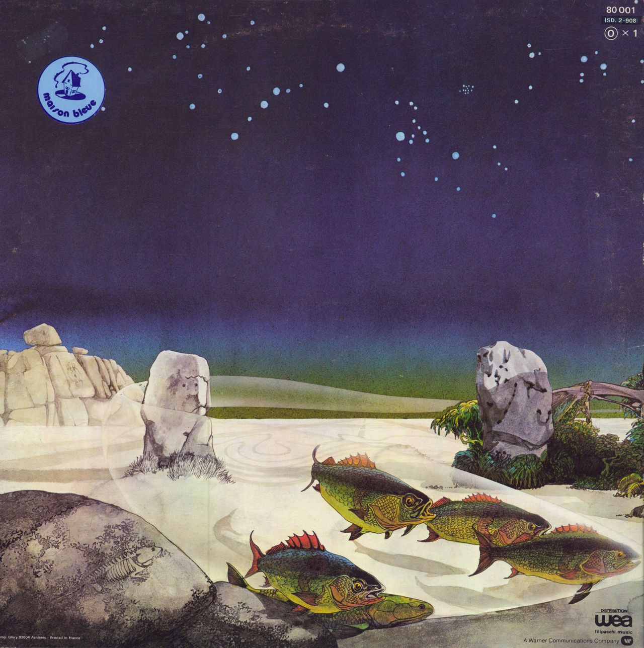 Yes Tales From Topographic Oceans - Hype Sticker French 2-LP vinyl record set (Double LP Album)
