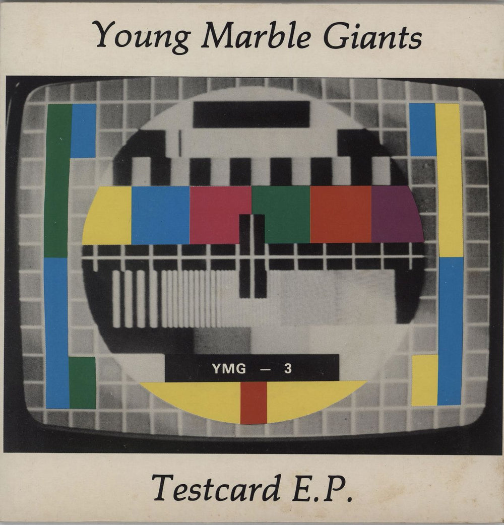 Young Marble Giants Testcard EP UK 7" vinyl single (7 inch record / 45) RT059