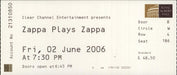 Zappa Plays Zappa Diva's Diary + Ticket UK tour programme ZAUTRDI740432