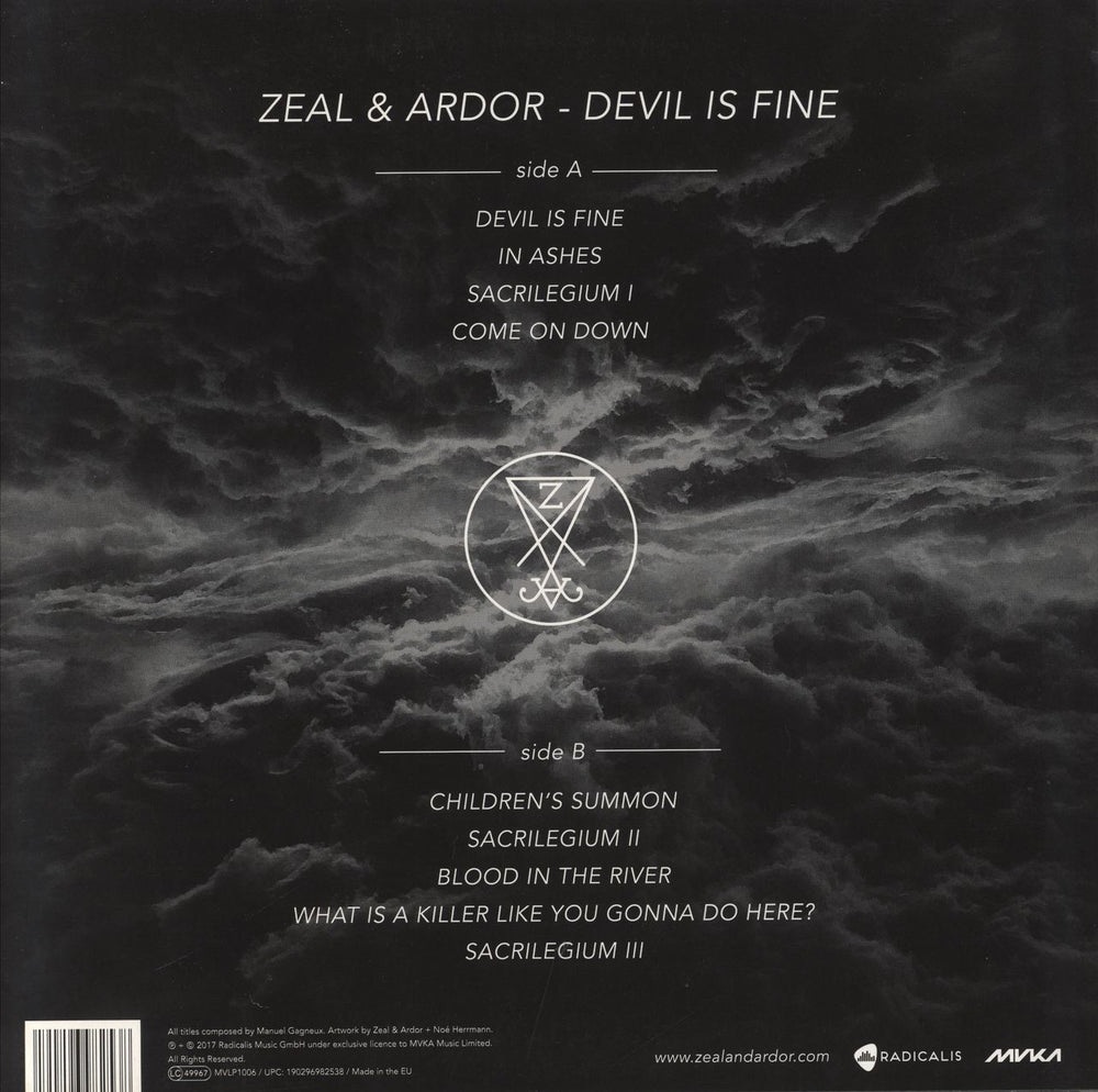 Zeal & Ardor Devil Is Fine - 180gm Green Vinyl UK vinyl LP album (LP record)