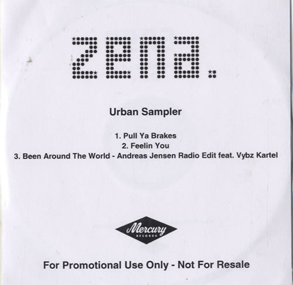 Zena Urban Sampler UK Promo CD-R acetate CD-R ACETATE