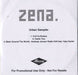 Zena Urban Sampler UK Promo CD-R acetate CD-R ACETATE