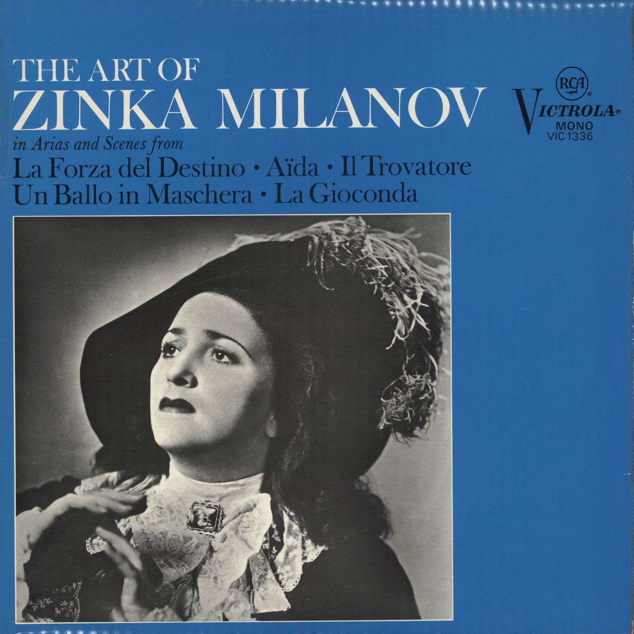 Zinka Milanov The Art Of Zinka Milanov UK vinyl LP album (LP record) VIC1336
