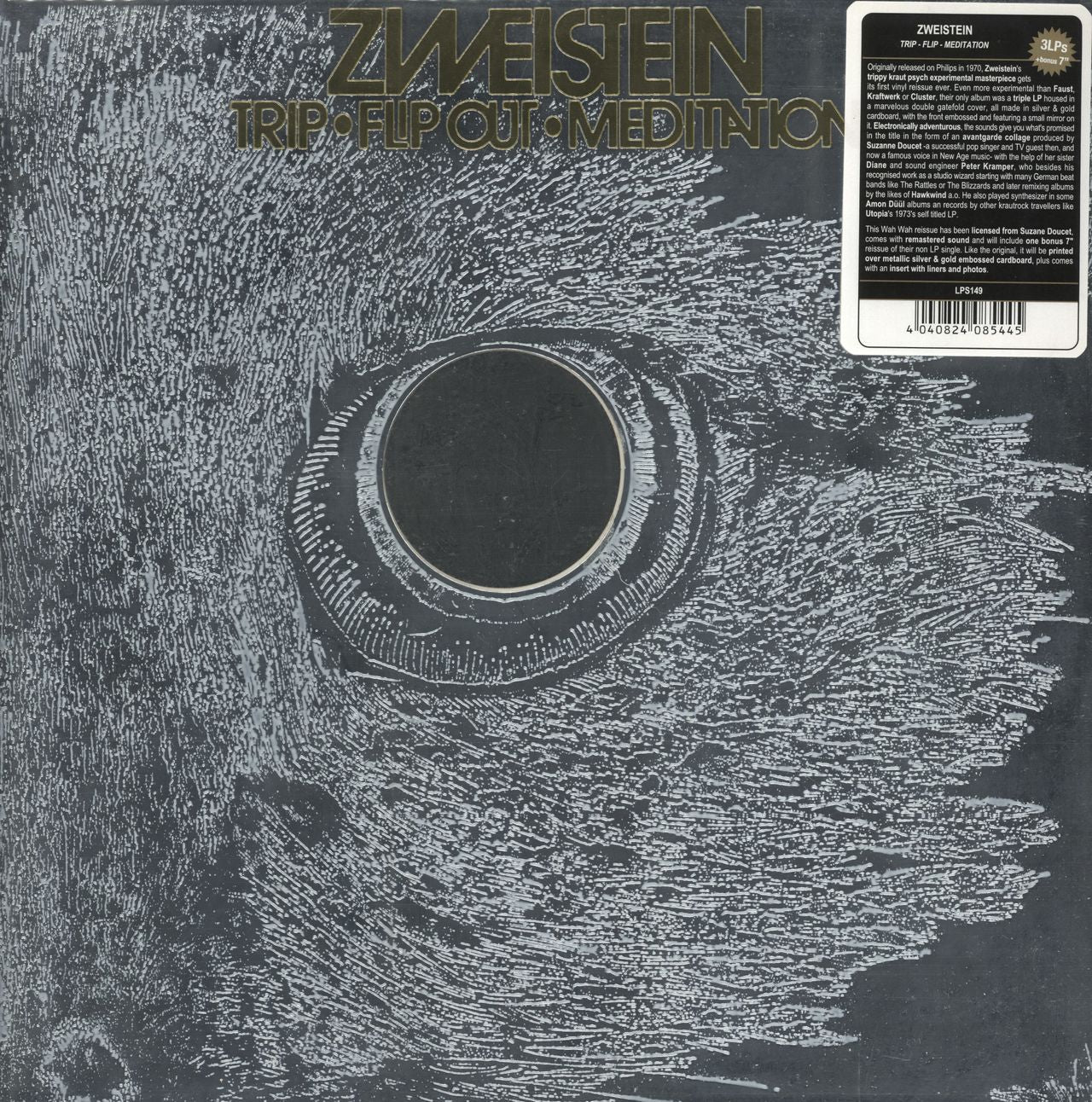 Zweistein Trip Flip Out Meditation + 7" + Hype Sticker Spanish 3-LP vinyl record set (Triple LP Album) LPS149