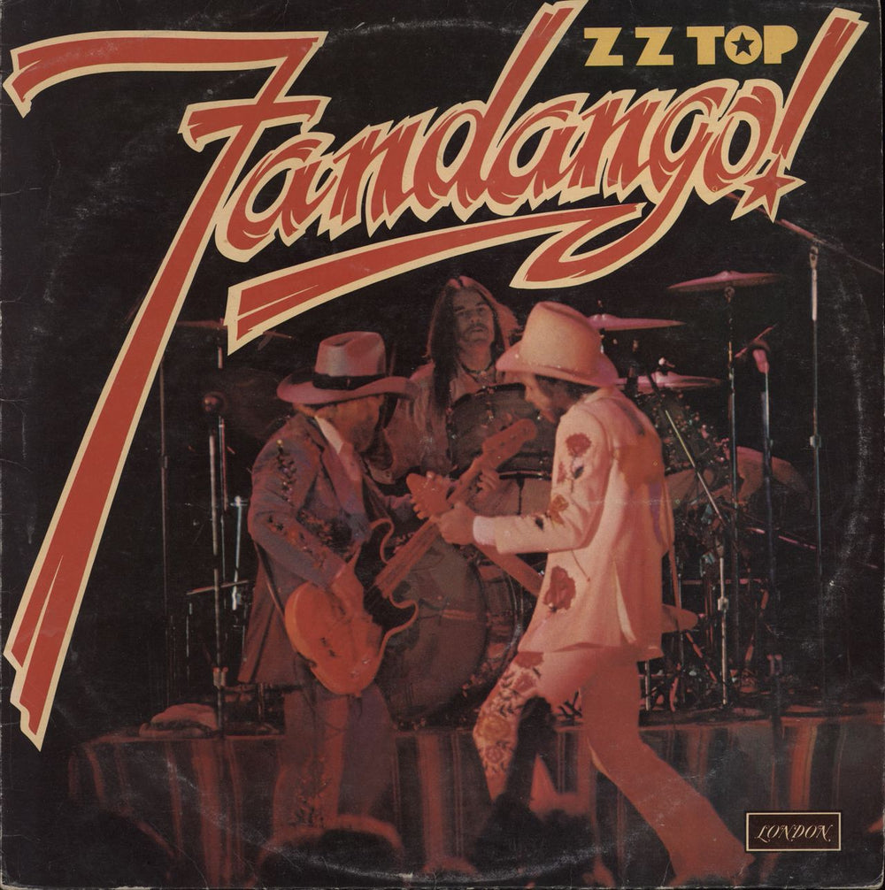 ZZ Top Fandango! - VG UK vinyl LP album (LP record) SHU8482