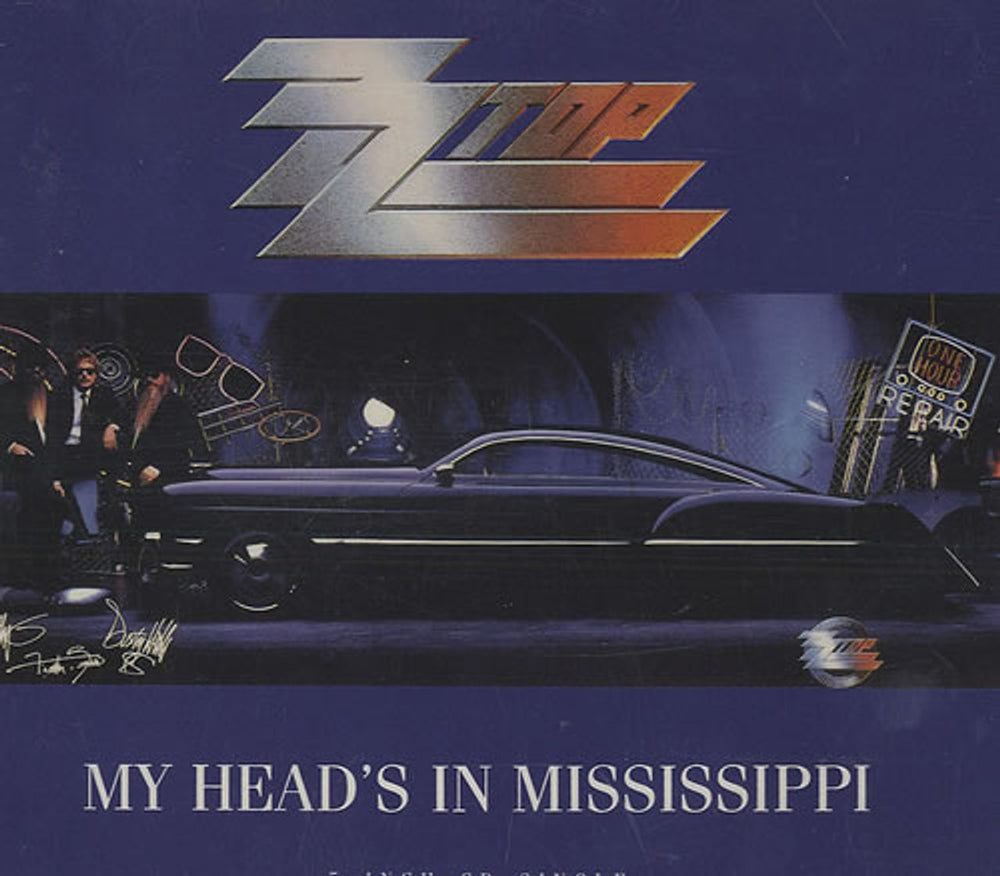 ZZ Top My Head's In Mississippi UK CD single (CD5 / 5") W0009CD